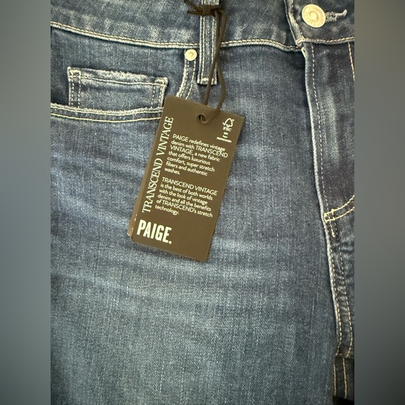 🆕 PAIGE Verdugo Crop Women’s Jeans Hydrangea Dest w/ Heirloom Hem Size 27 - Picture 7 of 11